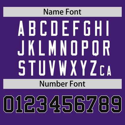 Custom Purple Black T-shirt Classic Style Stripe Fashion Sports Shirt for Youth & Adults