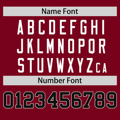 Custom Crimson Black T-shirt Classic Style Stripe Fashion Sports Shirt for Youth & Adults