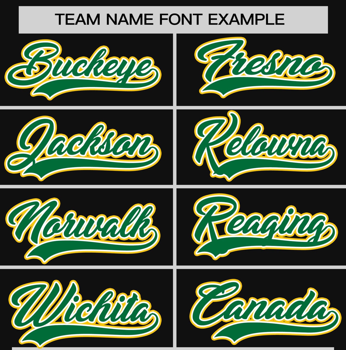 Custom Black Kelly Green T-shirt Classic Style Stripe Fashion Sports Shirt for Youth & Adults
