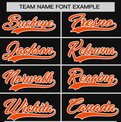 Custom Black Orange T-shirt Classic Style Stripe Fashion Sports Shirt for Youth & Adults