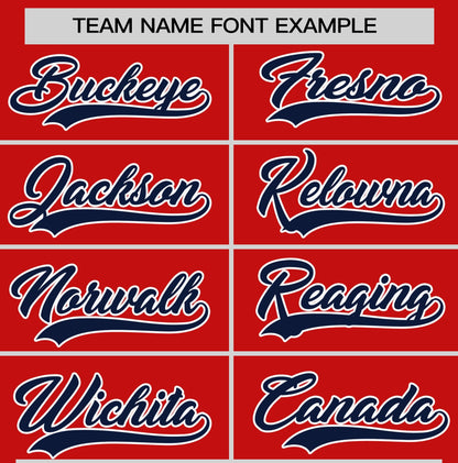 Custom Red Navy T-shirt Classic Style Stripe Fashion Sports Shirt for Youth & Adults