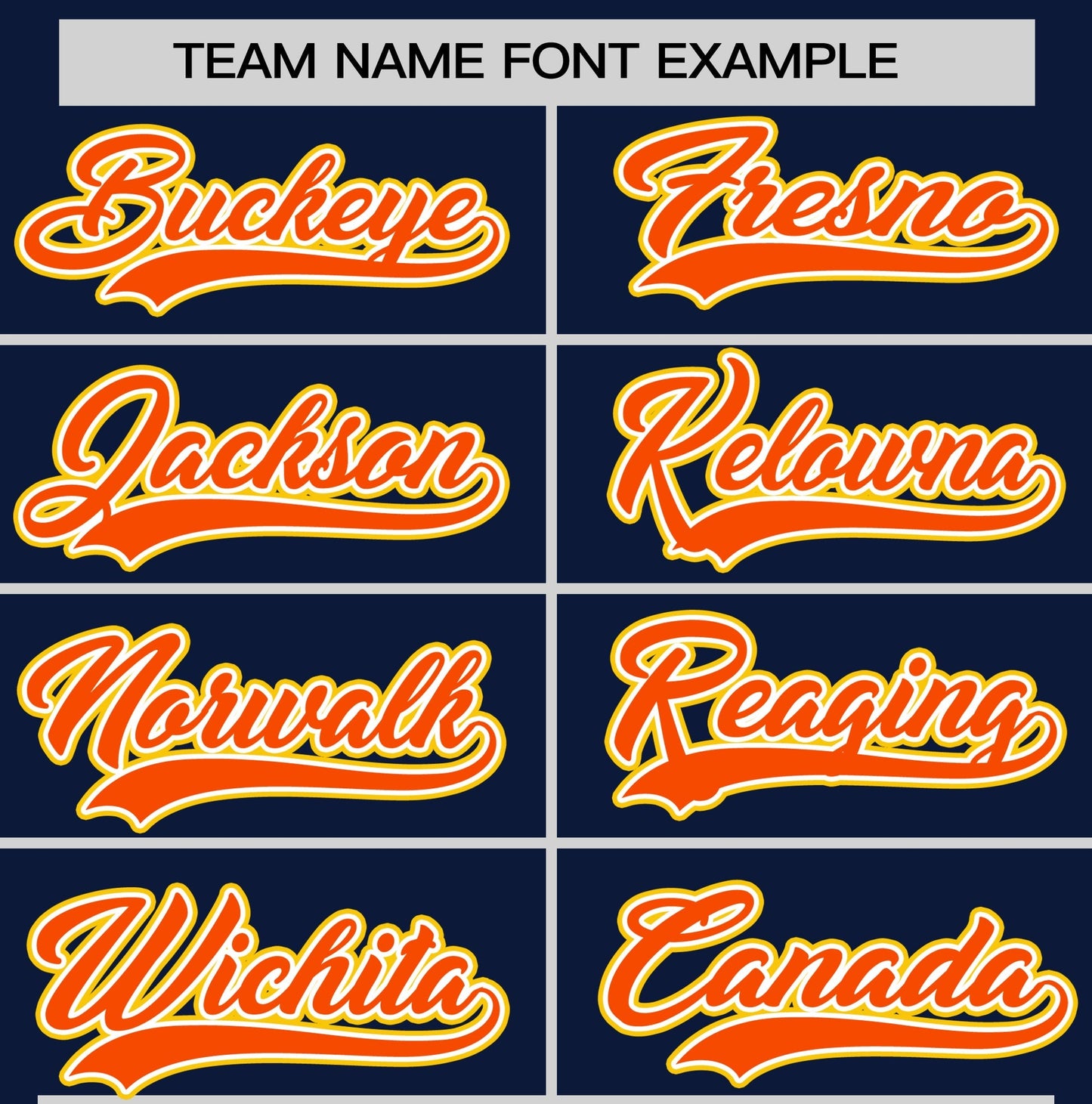 Custom Navy Orange T-shirt Classic Style Stripe Fashion Sports Shirt for Youth & Adults