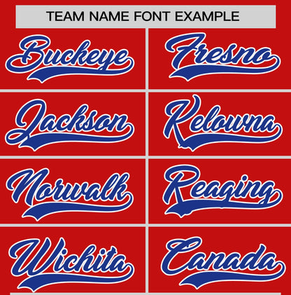 Custom Red Royal Blue T-shirt Classic Style Stripe Fashion Sports Shirt for Youth & Adults