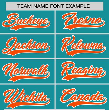 Custom Powder Blue Orange T-shirt Classic Style Stripe Fashion Sports Shirt for Youth & Adults