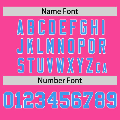 Custom Pink Powder Blue T-shirt Classic Style Stripe Fashion Sports Shirt for Youth & Adults