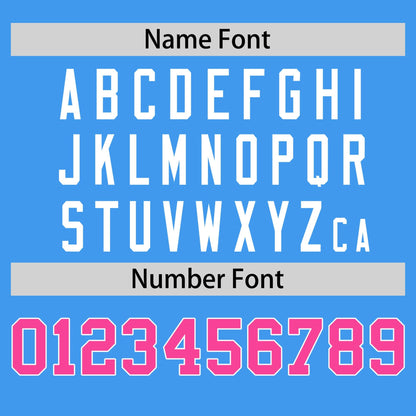 Custom Powder Blue Pink T-shirt Classic Style Stripe Fashion Sports Shirt for Youth & Adults