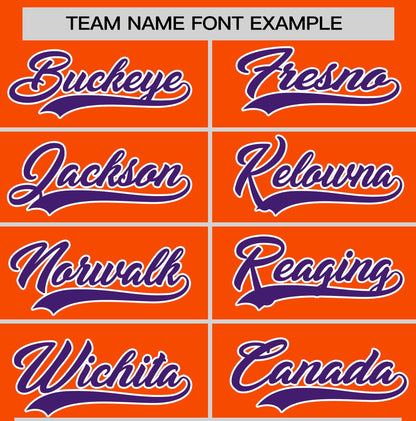 Custom Orange Purple T-shirt Classic Style Stripe Fashion Sports Shirt for Youth & Adults