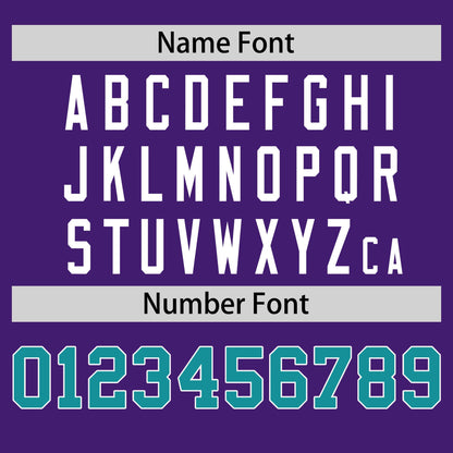 Custom Purple Aqua T-shirt Classic Style Stripe Fashion Sports Shirt for Youth & Adults