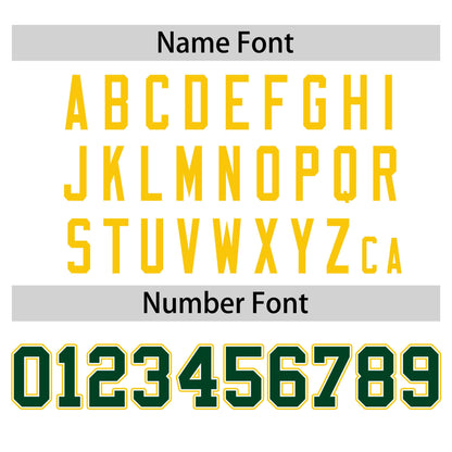 Custom White Green T-shirt Classic Style Stripe Fashion Sports Shirt for Youth & Adults