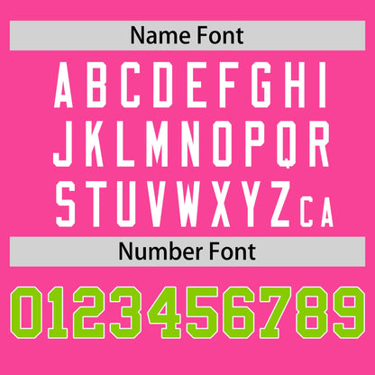 Custom Pink Neon Green T-shirt Classic Style Stripe Fashion Sports Shirt for Youth & Adults