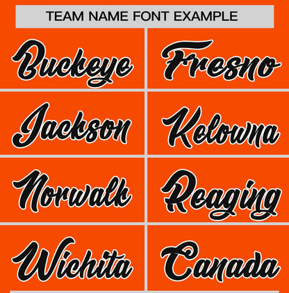 Custom Orange Black T-shirt Classic Style Stripe Fashion Sports Shirt for Youth & Adults