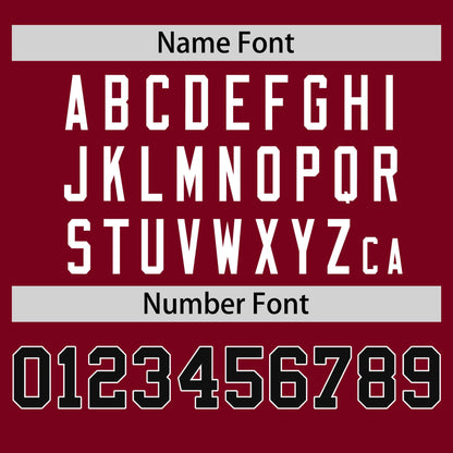 Custom Crimson Black T-shirt Classic Style Stripe Fashion Sports Shirt for Youth & Adults