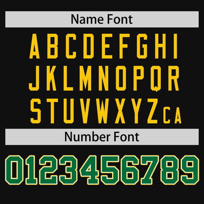 Custom Black Kelly Green T-shirt Classic Style Stripe Fashion Sports Shirt for Youth & Adults