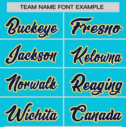 Custom Sky Blue Navy T-shirt Classic Style Stripe Fashion Sports Shirt for Youth & Adults