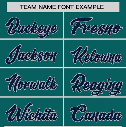 Custom Teal Navy T-shirt Classic Style Stripe Fashion Sports Shirt for Youth & Adults