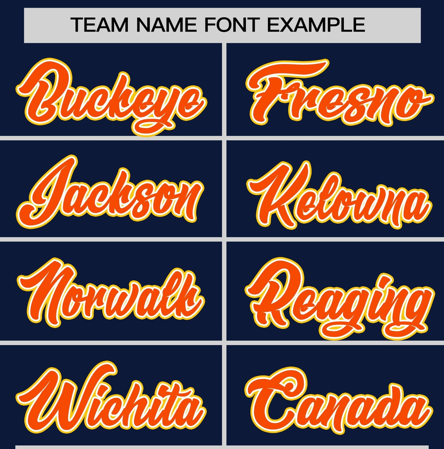Custom Navy Orange T-shirt Classic Style Stripe Fashion Sports Shirt for Youth & Adults