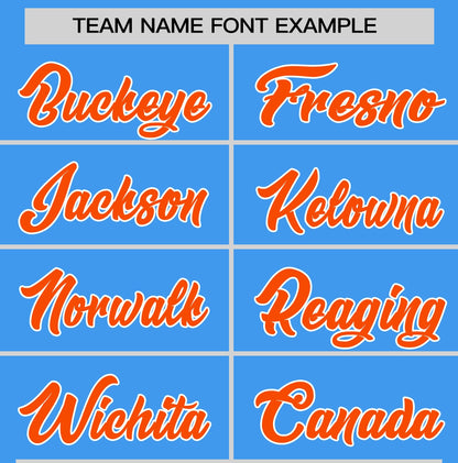 Custom Aqua Orange T-shirt Classic Style Stripe Fashion Sports Shirt for Youth & Adults