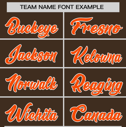 Custom Brown Orange T-shirt Classic Style Stripe Fashion Sports Shirt for Youth & Adults
