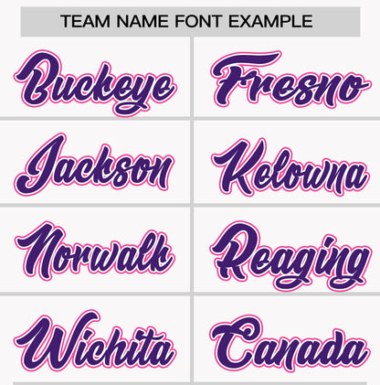 Custom White Pink T-shirt Classic Style Stripe Fashion Sports Shirt for Youth & Adults