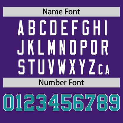Custom Purple Aqua T-shirt Classic Style Stripe Fashion Sports Shirt for Youth & Adults