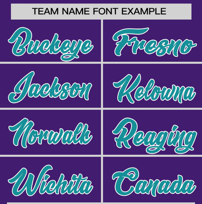 Custom Purple Aqua T-shirt Classic Style Stripe Fashion Sports Shirt for Youth & Adults