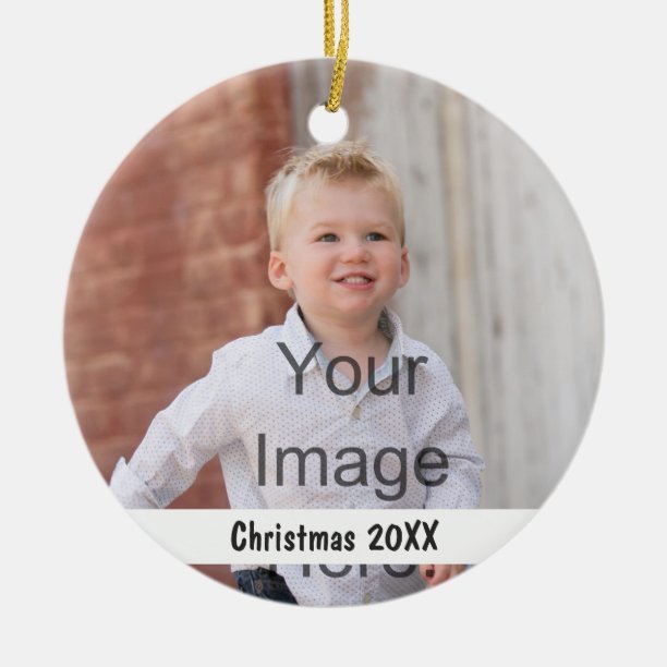 Add Pictures and text to a CHRISTMAS ORNAMENT