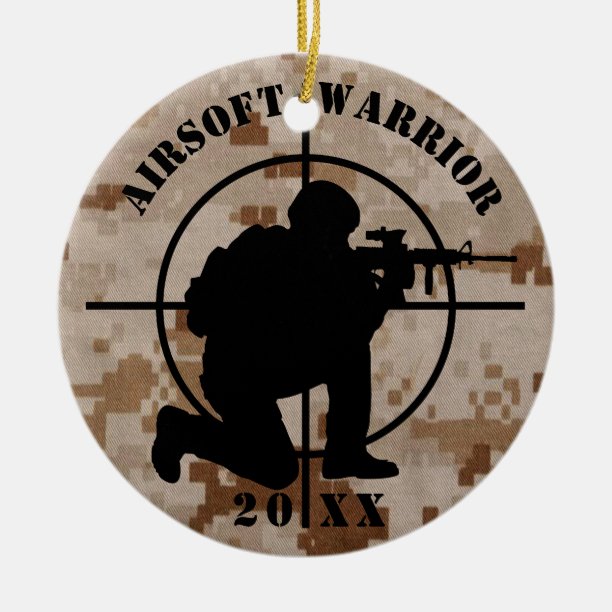 Airsoft Team Christmas Ornament
