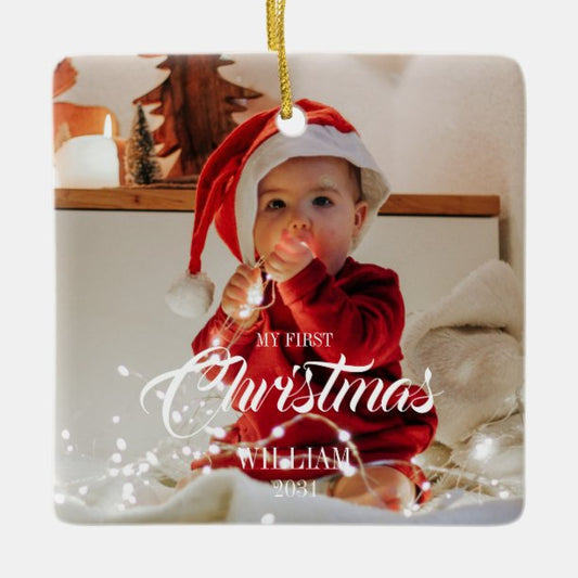 Baby Ornament - My First Christmas