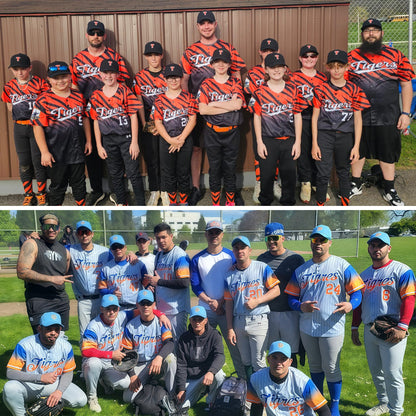 Custom Black Reversible Baseball Jersey Classic Style Add Team Name & Player Number Moisture-Wicking