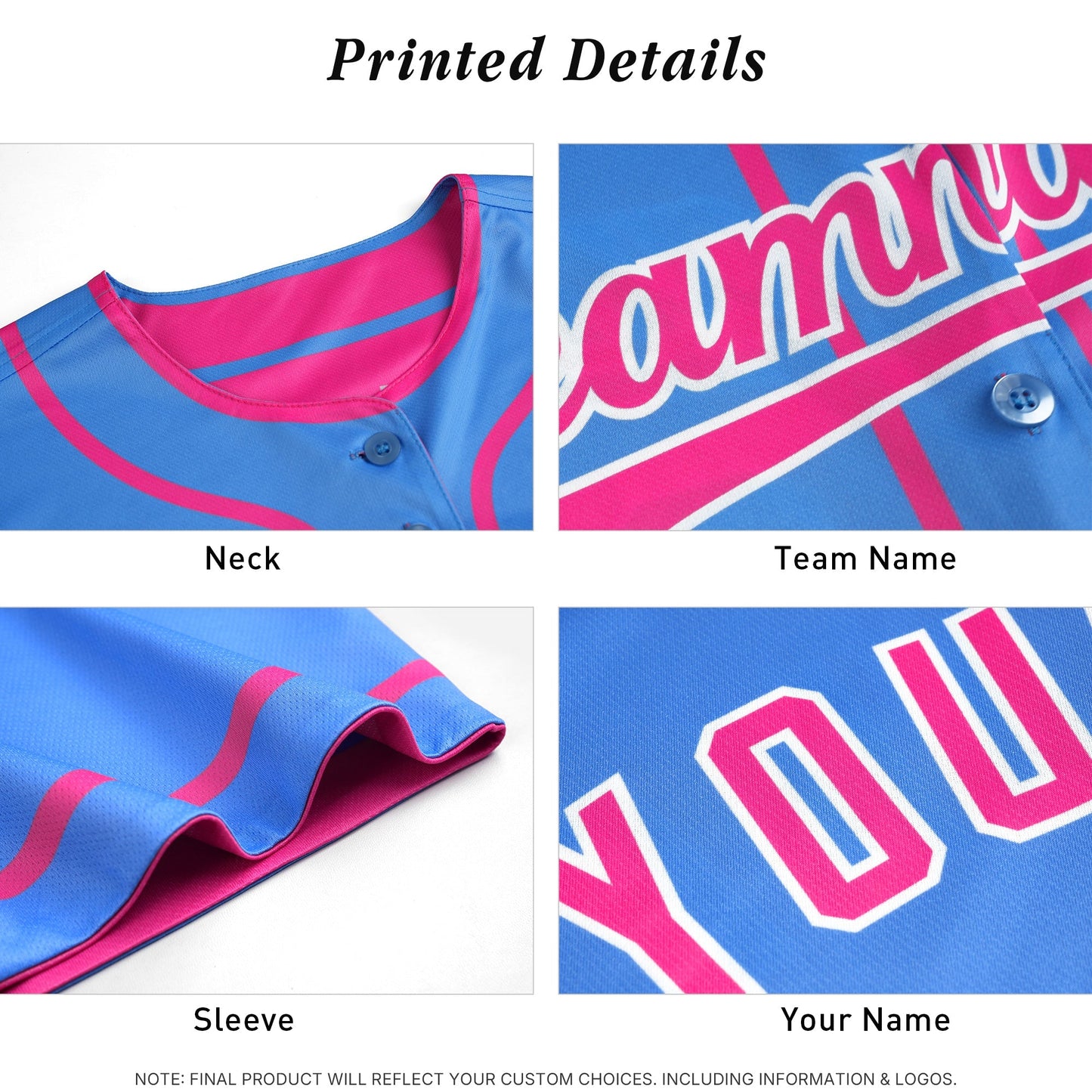 Custom Camel Cream Powder Blue Reversible Pullover Baseball Jersey Camo Lightweight