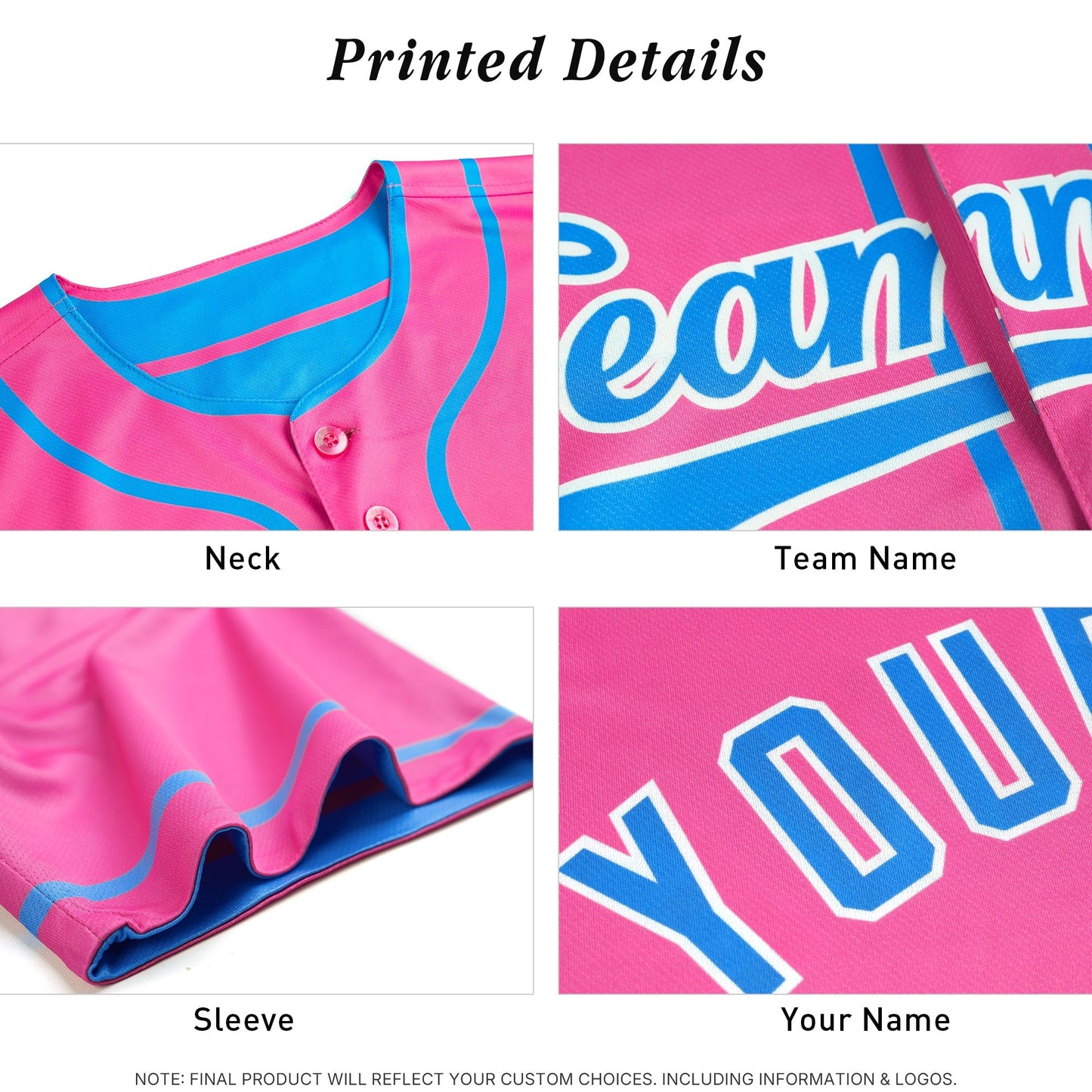Custom Royal Blue Dark Orange Reversible Baseball Jersey Stripe Fashion Game Day & Tournament Wear Lightweight