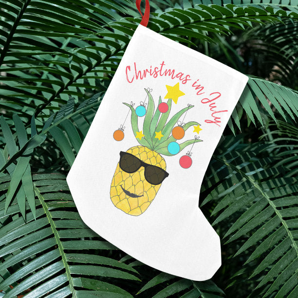 Christmas in July Small Christmas Stocking