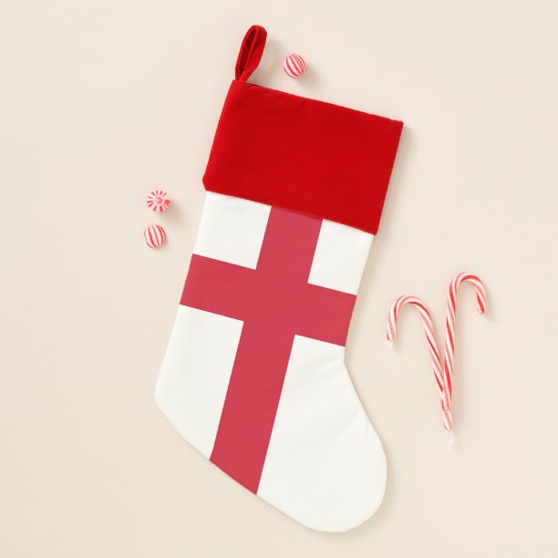 Christmas Stockings with Flag of England