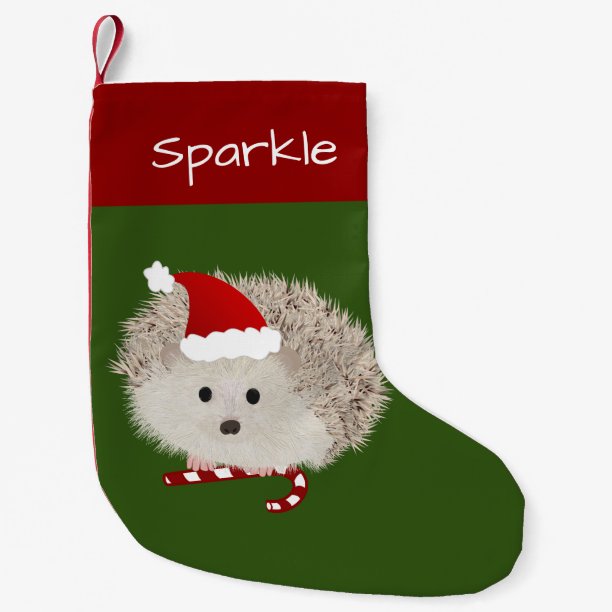 Cute Pet Hedgehog Christmas Stocking