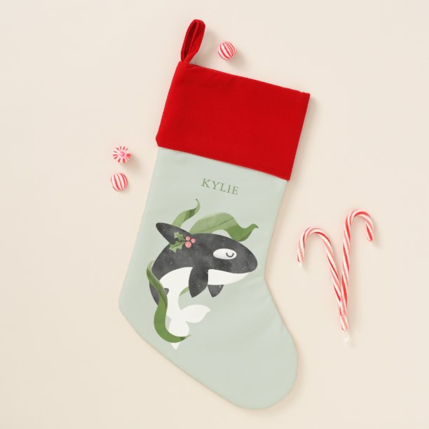Orca Christmas Stocking